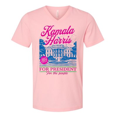 Kamala Harris For The People 2024 Election President V-Neck T-Shirt