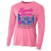 Kamala Harris For The People 2024 Election President Cooling Performance Long Sleeve Crew