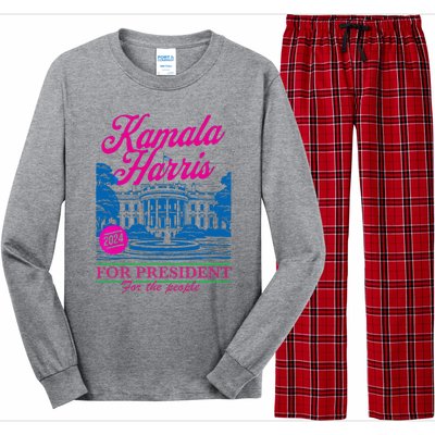 Kamala Harris For The People 2024 Election President Long Sleeve Pajama Set