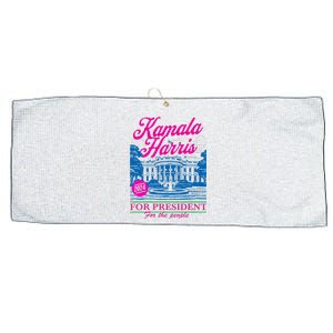 Kamala Harris For The People 2024 Election President Large Microfiber Waffle Golf Towel