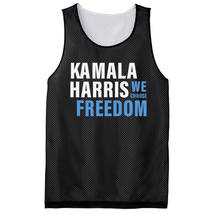 Kamala Harris For President 2024 Election Campaign Freedom Mesh Reversible Basketball Jersey Tank