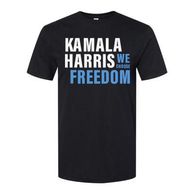 Kamala Harris For President 2024 Election Campaign Freedom Softstyle CVC T-Shirt