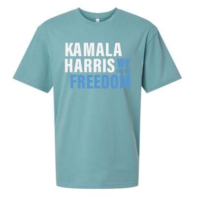 Kamala Harris For President 2024 Election Campaign Freedom Sueded Cloud Jersey T-Shirt