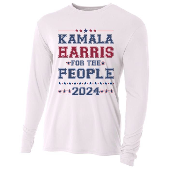 Kamala Harris For The People 2024 Election Cooling Performance Long Sleeve Crew