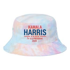 Kamala Harris For President 2024 Election Tie Dye Newport Bucket Hat