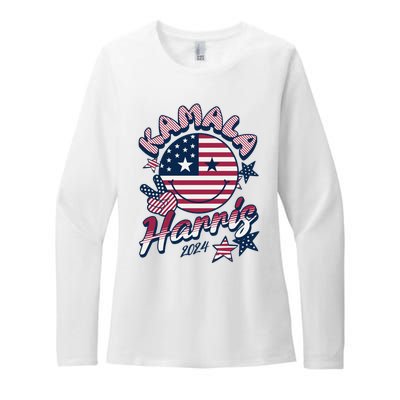 Kamala Harris For President 2024 Womens CVC Long Sleeve Shirt