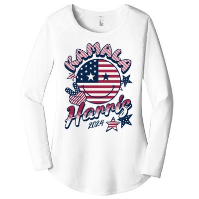 Kamala Harris For President 2024 Women's Perfect Tri Tunic Long Sleeve Shirt