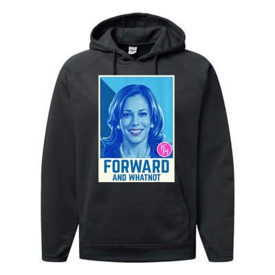 Kamala Harris Forward And Whatnot 2024 Presidential Performance Fleece Hoodie