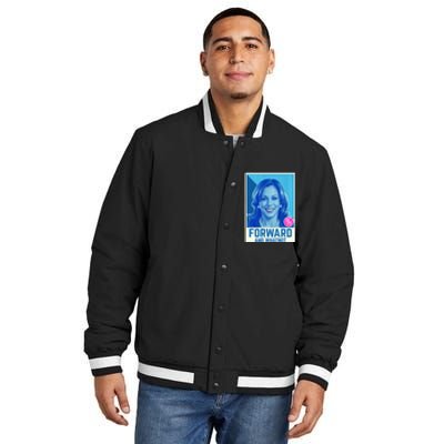 Kamala Harris Forward And Whatnot 2024 Presidential Insulated Varsity Jacket