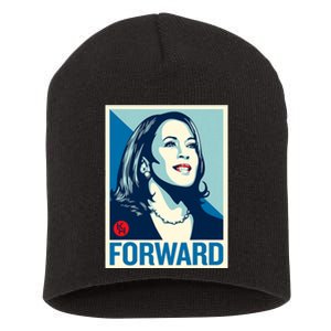 Kamala Harris Forward 2024 Short Acrylic Beanie