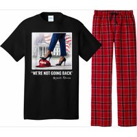 Kamala Harris For Women Were Not Going Back Vote Blue Pajama Set