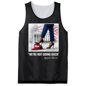 Kamala Harris For Women Were Not Going Back Vote Blue Mesh Reversible Basketball Jersey Tank