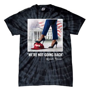 Kamala Harris For Women Were Not Going Back Vote Blue Tie-Dye T-Shirt