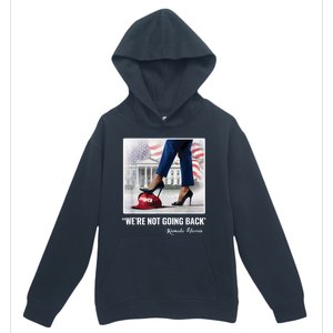 Kamala Harris For Women Were Not Going Back Vote Blue Urban Pullover Hoodie