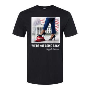 Kamala Harris For Women Were Not Going Back Vote Blue Softstyle CVC T-Shirt