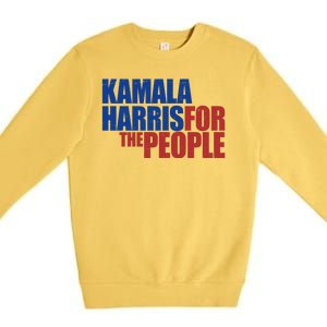 Kamala Harris For The People Political Premium Crewneck Sweatshirt