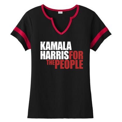 Kamala Harris For The People Political Ladies Halftime Notch Neck Tee