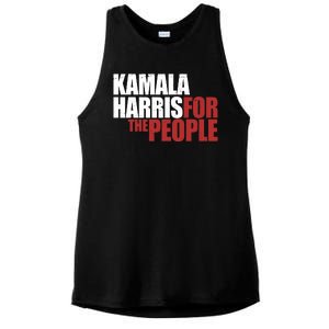 Kamala Harris For The People Political Ladies PosiCharge Tri-Blend Wicking Tank