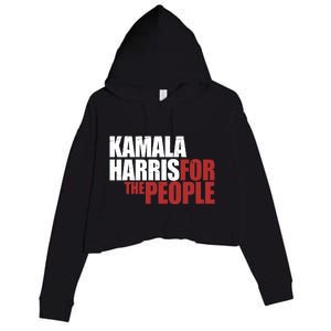 Kamala Harris For The People Political Crop Fleece Hoodie