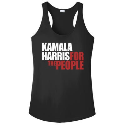 Kamala Harris For The People Political Ladies PosiCharge Competitor Racerback Tank