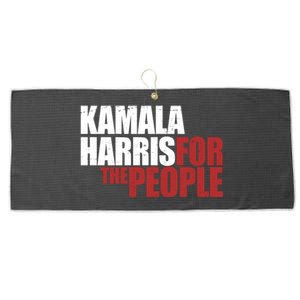 Kamala Harris For The People Political Large Microfiber Waffle Golf Towel