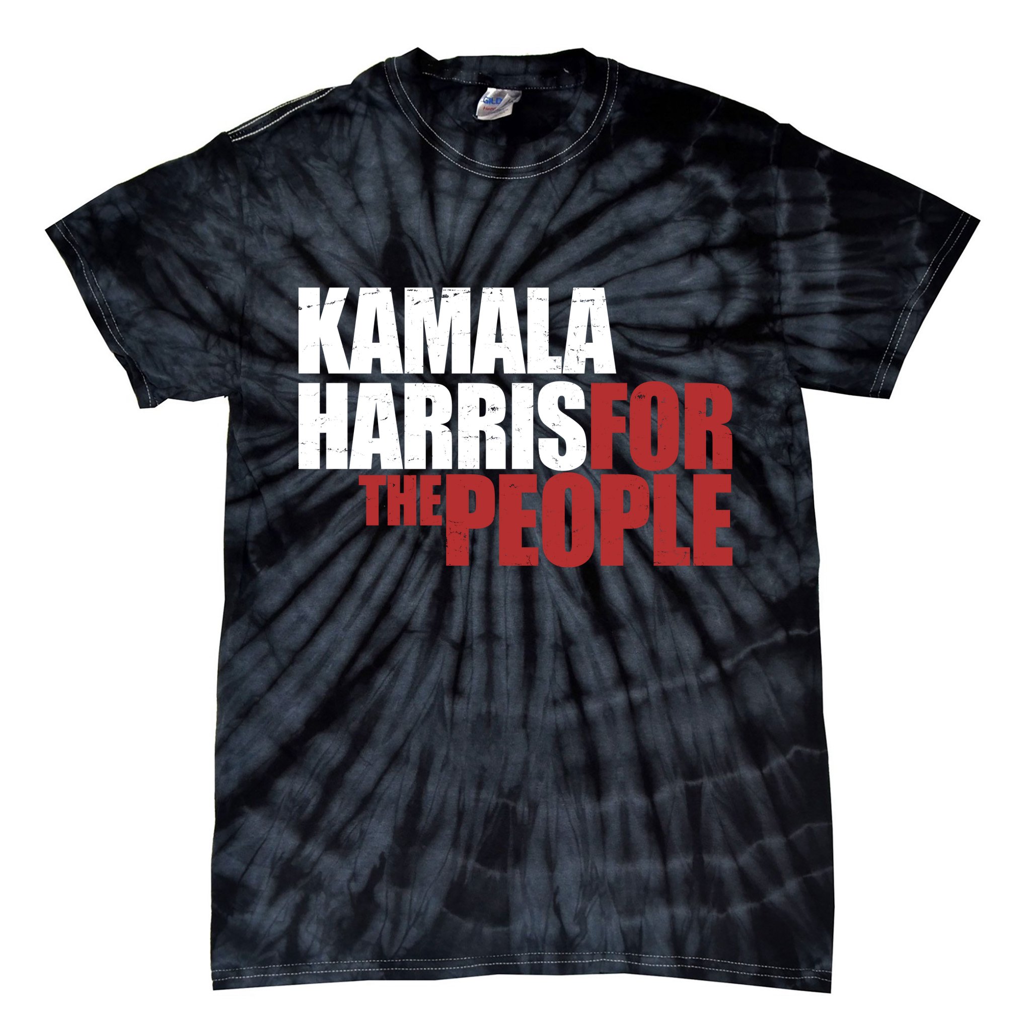 Kamala Harris For The People Political Tie-Dye T-Shirt