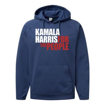 Kamala Harris For The People Political Performance Fleece Hoodie