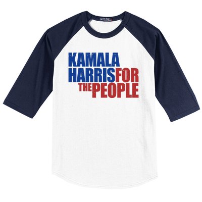 Kamala Harris For The People Political Baseball Sleeve Shirt