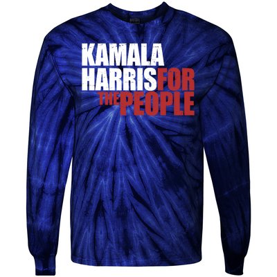 Kamala Harris For The People Political Tie-Dye Long Sleeve Shirt