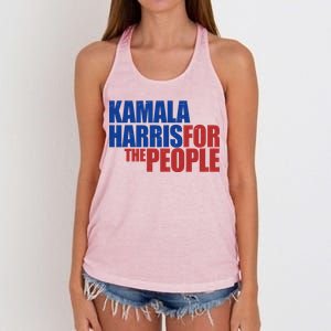 Kamala Harris For The People Political Women's Knotted Racerback Tank