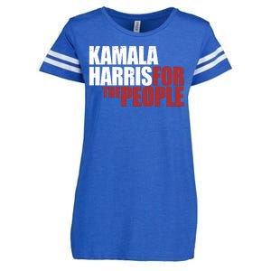 Kamala Harris For The People Political Enza Ladies Jersey Football T-Shirt