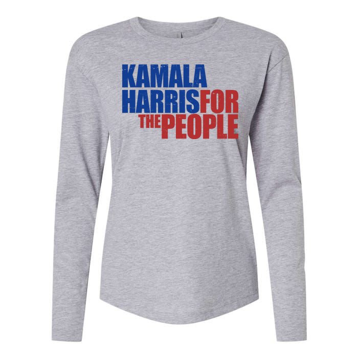 Kamala Harris For The People Political Womens Cotton Relaxed Long Sleeve T-Shirt