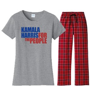 Kamala Harris For The People Political Women's Flannel Pajama Set