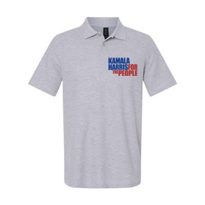 Kamala Harris For The People Political Softstyle Adult Sport Polo