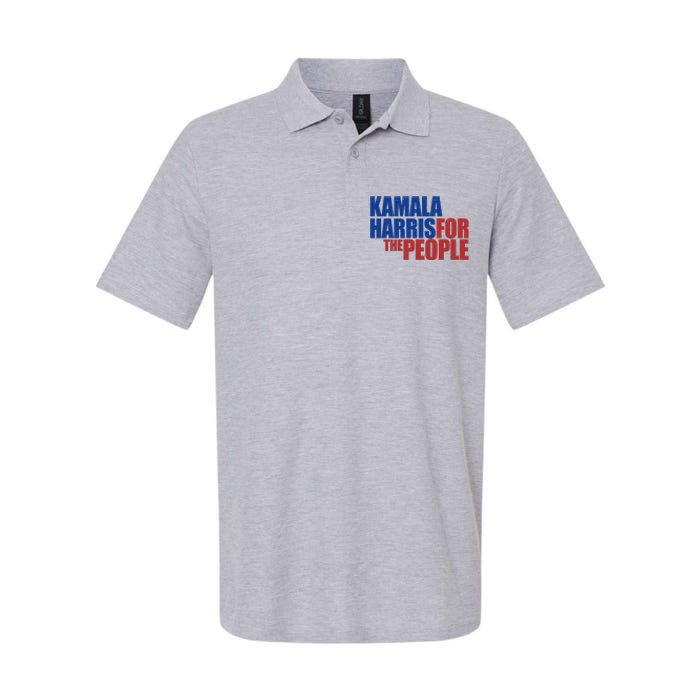 Kamala Harris For The People Political Softstyle Adult Sport Polo