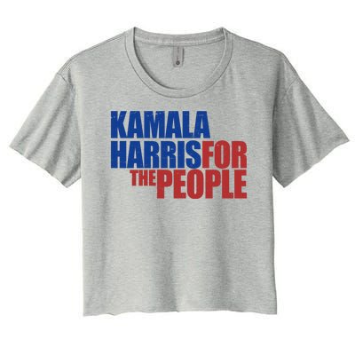 Kamala Harris For The People Political Women's Crop Top Tee