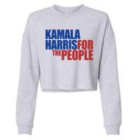 Kamala Harris For The People Political Cropped Pullover Crew