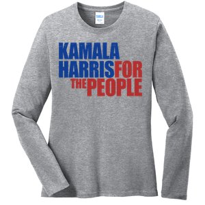 Kamala Harris For The People Political Ladies Long Sleeve Shirt