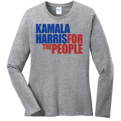 Kamala Harris For The People Political Ladies Long Sleeve Shirt