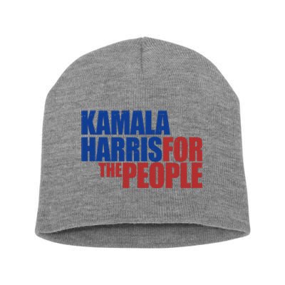 Kamala Harris For The People Political Short Acrylic Beanie