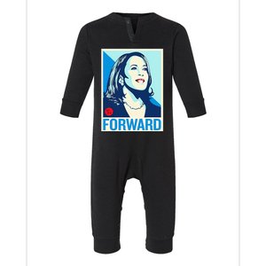 Kamala Harris Forward Infant Fleece One Piece