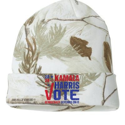 Kamala Harris For President A New Vision For America Kati Licensed 12" Camo Beanie