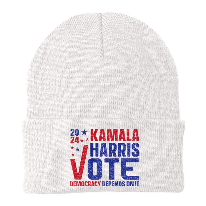 Kamala Harris For President A New Vision For America Knit Cap Winter Beanie