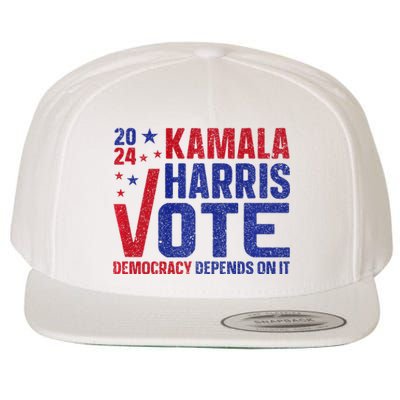 Kamala Harris For President A New Vision For America Wool Snapback Cap