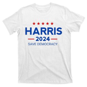 Kamala Harris For President Save Democray 2024 Gift T-Shirt