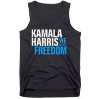 Kamala Harris For President 2024 Election Campaign Freedom Tank Top