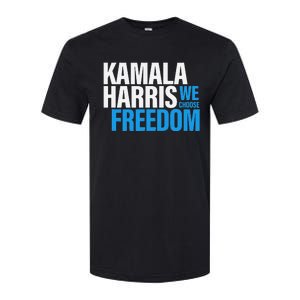 Kamala Harris For President 2024 Election Campaign Freedom Softstyle CVC T-Shirt