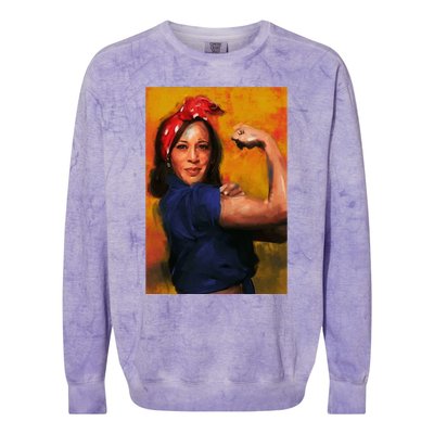 Kamala Harris For President Mala We Can Do It Colorblast Crewneck Sweatshirt