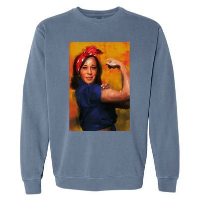 Kamala Harris For President Mala We Can Do It Garment-Dyed Sweatshirt