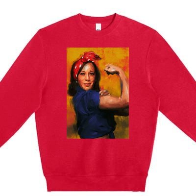 Kamala Harris For President Mala We Can Do It Premium Crewneck Sweatshirt